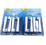 Broshin Recambios Cabezales Cepillos Dientes Eléctricos Cuidado Dental Dientes Higiene Bucal Compatibles Oral B Cross Action