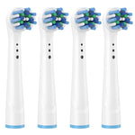 Broshin Recambios Cabezales Cepillos Dientes Eléctricos Cuidado Dental Dientes Higiene Bucal Compatibles Oral B Cross Action