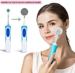 Broshin Pack de 2 Cabezales de Limpieza Facial Recambios Cepillos Dientes Precision Clean Compatibles con Cepillos OralB